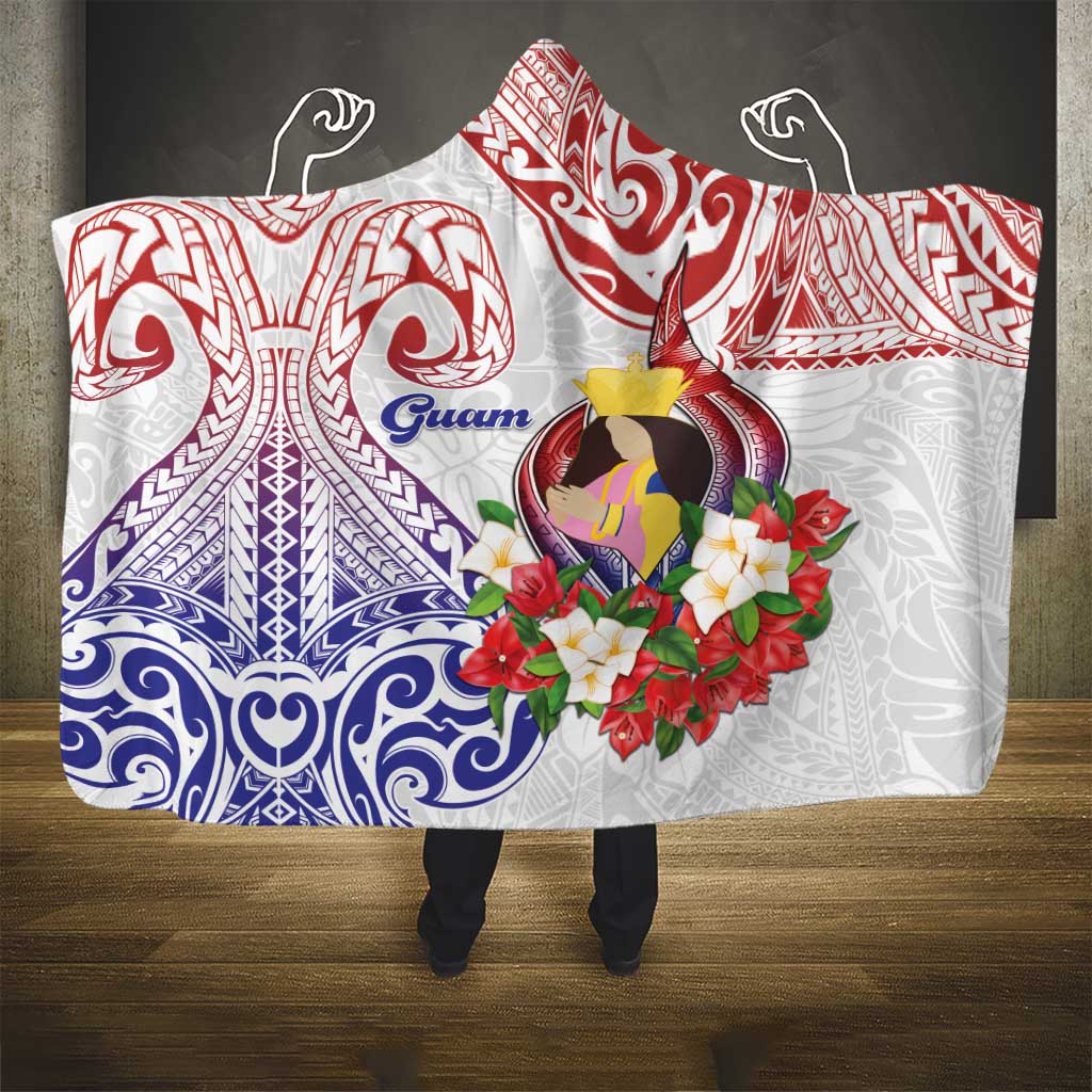 Happy Guam Santa Marian Kamalen Day Hooded Blanket LT05 - Polynesian Pride