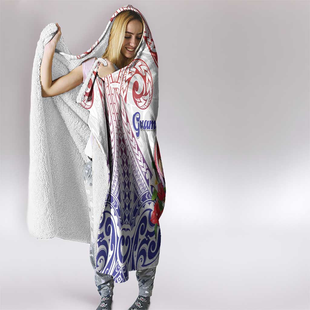 Happy Guam Santa Marian Kamalen Day Hooded Blanket LT05 - Polynesian Pride