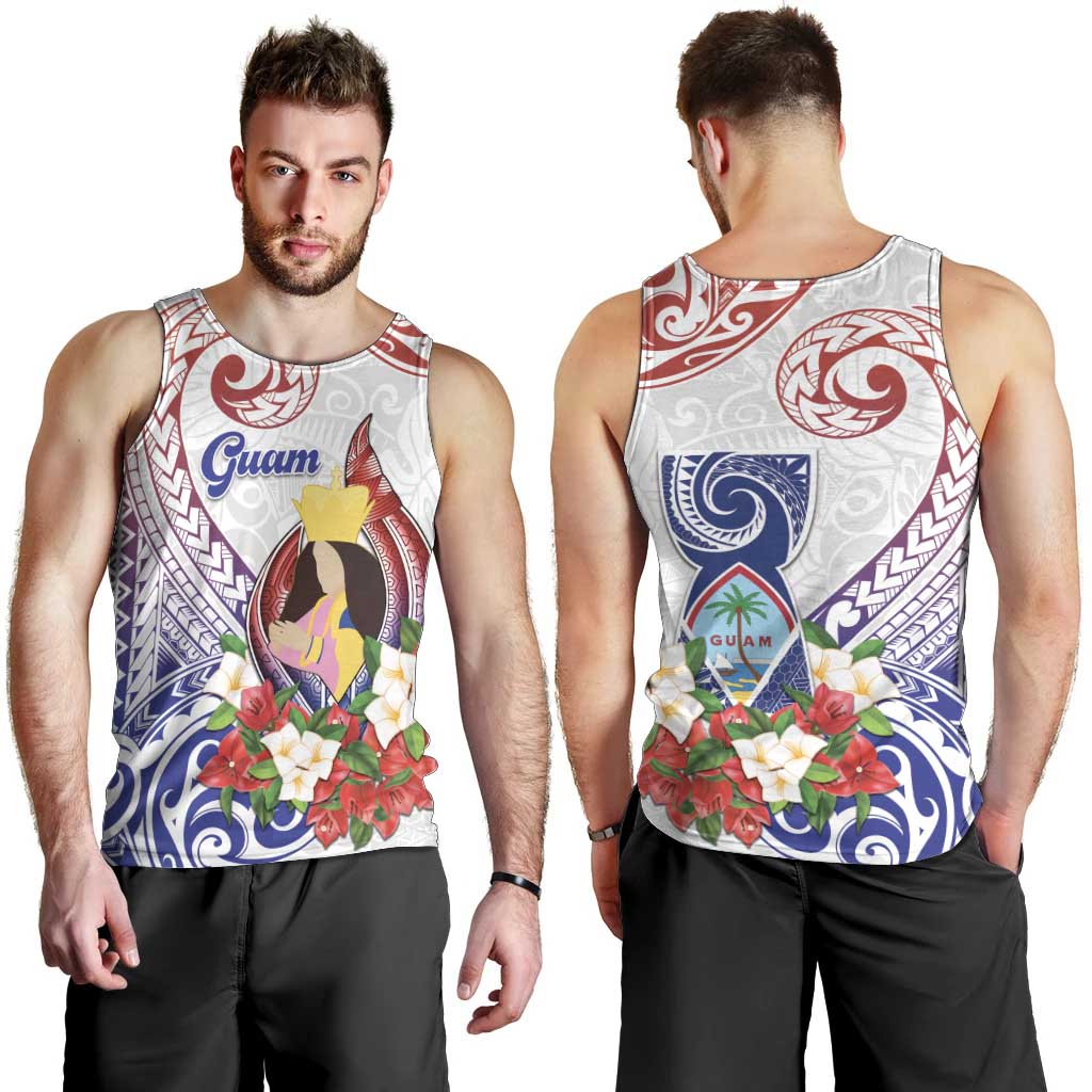 Happy Guam Santa Marian Kamalen Day Men Tank Top LT05 - Polynesian Pride