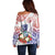 Happy Guam Santa Marian Kamalen Day Off Shoulder Sweater