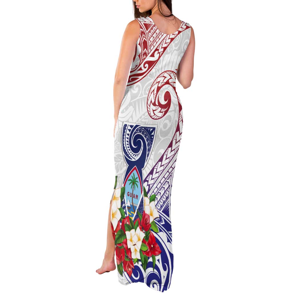 Happy Guam Santa Marian Kamalen Day Tank Maxi Dress LT05 - Polynesian Pride