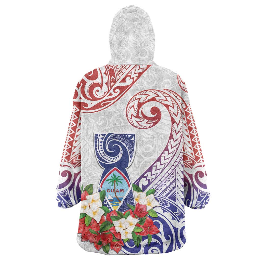 Happy Guam Santa Marian Kamalen Day Wearable Blanket Hoodie LT05 - Polynesian Pride