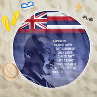 Hawaii MLK Day Beach Blanket LT05 One Size 150cm Blue - Polynesian Pride