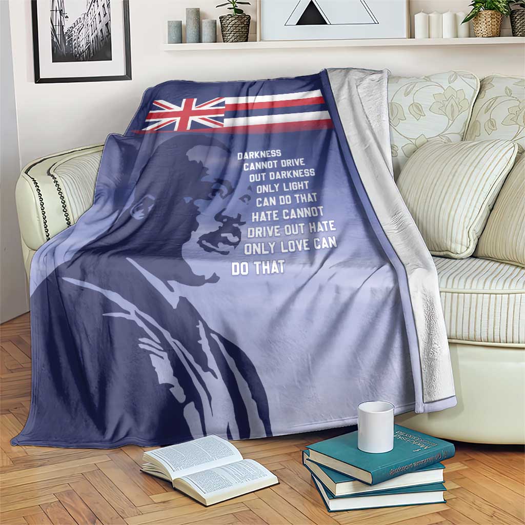 Hawaii MLK Day Blanket LT05 Blue - Polynesian Pride