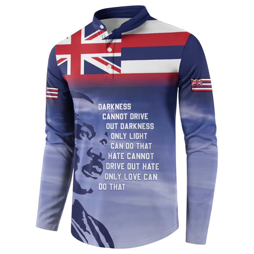 Hawaii MLK Day Button Sweatshirt LT05 - Polynesian Pride