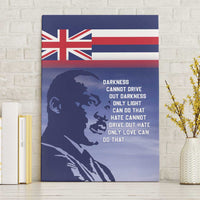Hawaii MLK Day Canvas Wall Art LT05 Without Frame Blue - Polynesian Pride