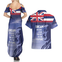 Hawaii MLK Day Couples Matching Summer Maxi Dress and Hawaiian Shirt LT05 - Polynesian Pride