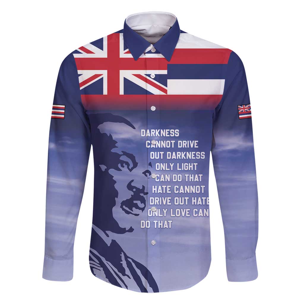 Hawaii MLK Day Family Matching Summer Maxi Dress and Hawaiian Shirt