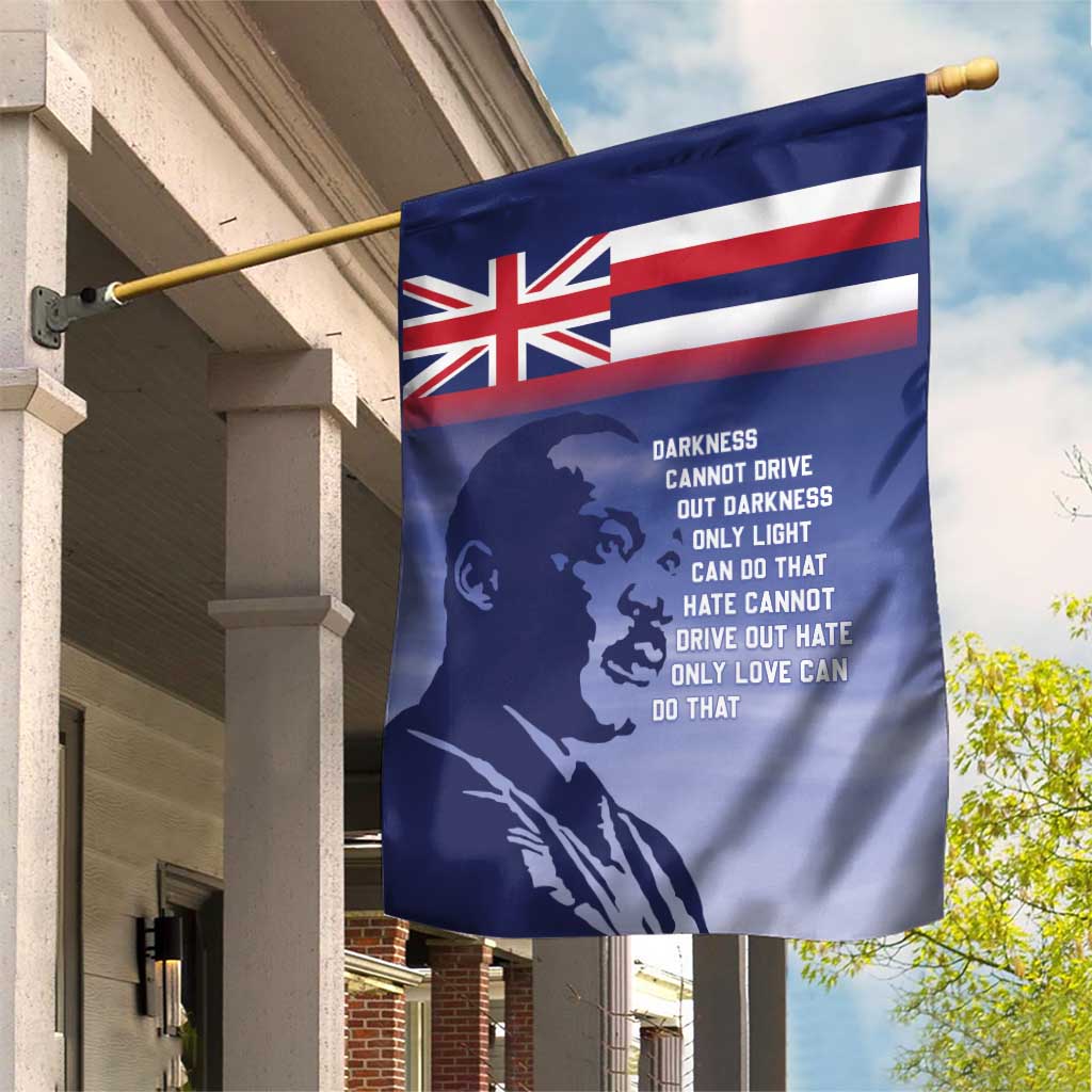 Hawaii MLK Day Garden Flag LT05 House Flag Blue - Polynesian Pride
