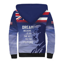 Hawaii MLK Day Sherpa Hoodie LT05 - Polynesian Pride