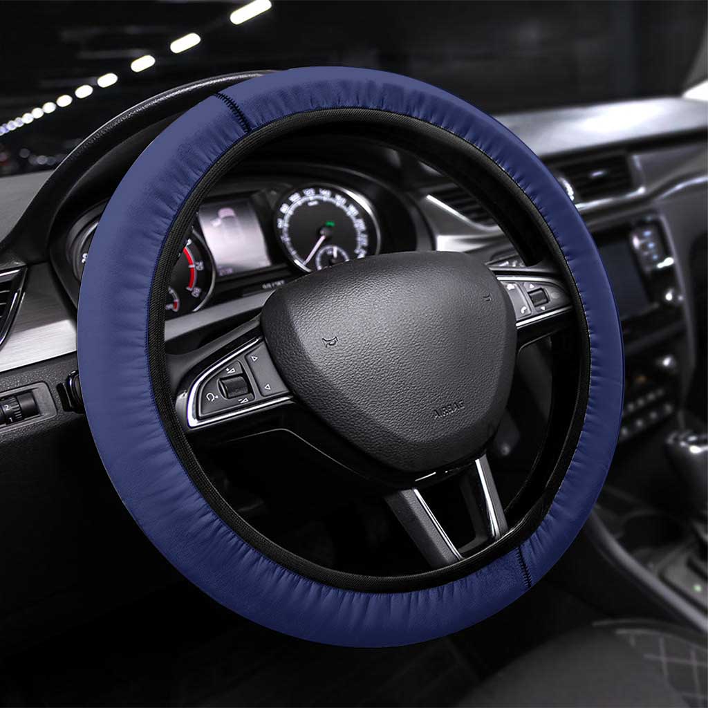Hawaii MLK Day Steering Wheel Cover LT05 Universal Fit Blue - Polynesian Pride