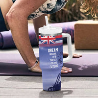 Hawaii MLK Day Tumbler With Handle