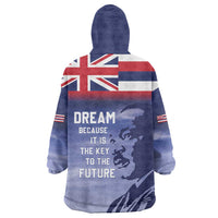 Hawaii MLK Day Wearable Blanket Hoodie LT05 - Polynesian Pride