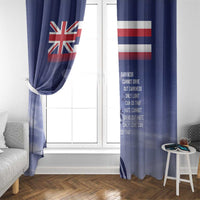 Hawaii MLK Day Window Curtain LT05 - Polynesian Pride