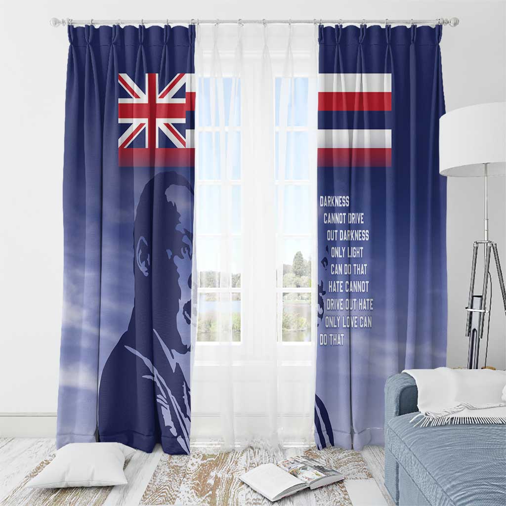 Hawaii MLK Day Window Curtain LT05 - Polynesian Pride