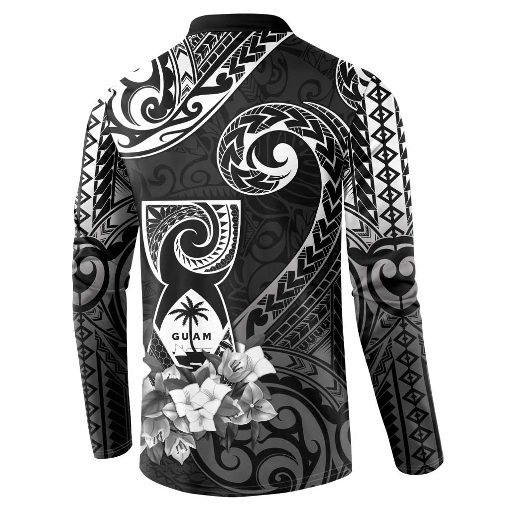 Guam MLK Day Button Sweatshirt The Legacy Of MLK LT05 - Polynesian Pride