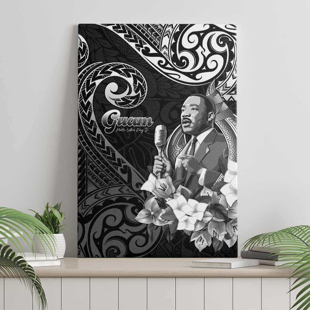 Guam MLK Day Canvas Wall Art The Legacy Of MLK LT05 - Polynesian Pride