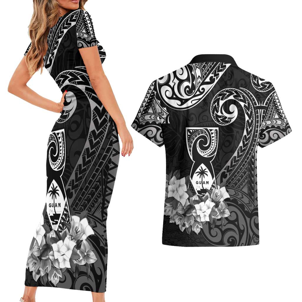 Guam MLK Day Couples Matching Short Sleeve Bodycon Dress and Hawaiian Shirt The Legacy Of MLK