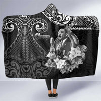 Guam MLK Day Hooded Blanket The Legacy Of MLK LT05 One Size Black - Polynesian Pride