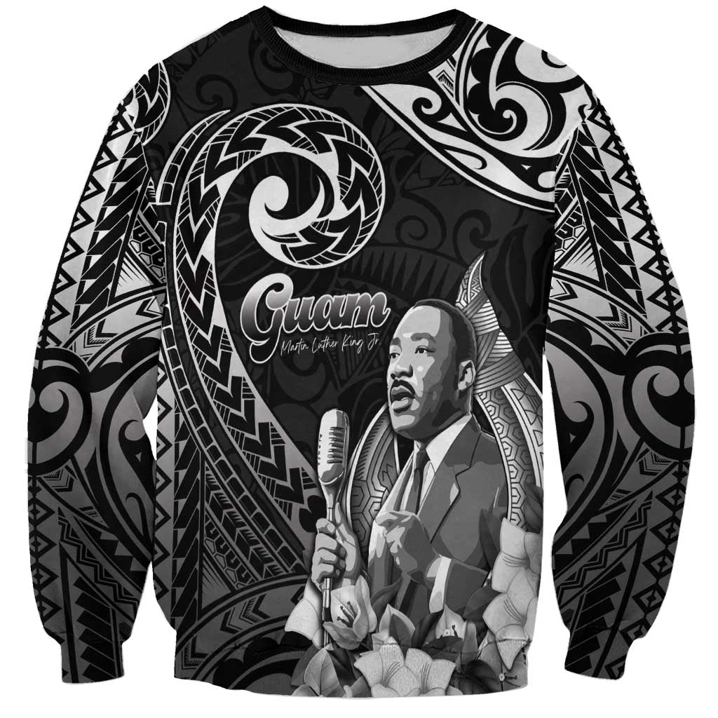 Guam MLK Day Sweatshirt The Legacy Of MLK LT05 Unisex Black - Polynesian Pride