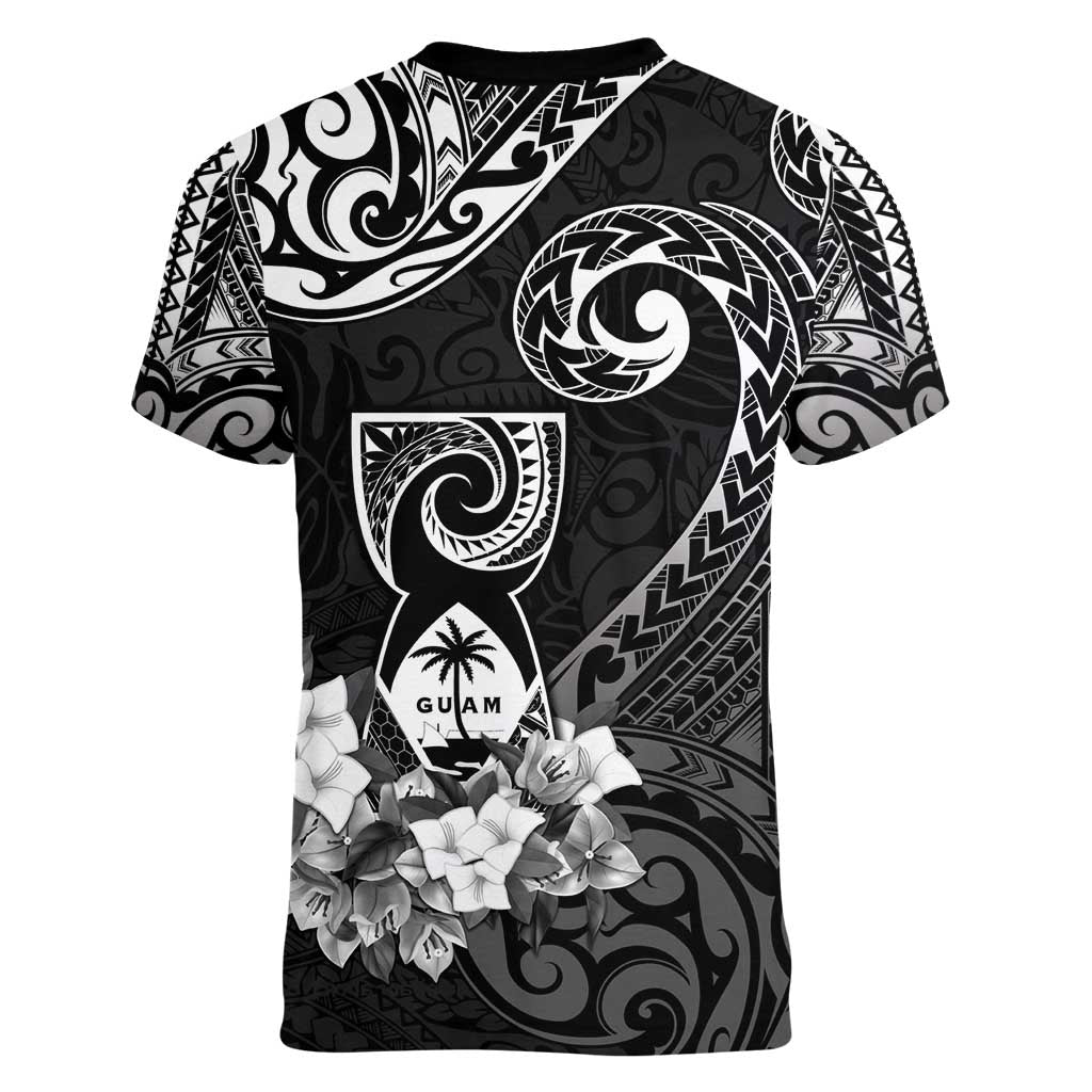 Guam MLK Day Women V-Neck T-Shirt The Legacy Of MLK LT05 - Polynesian Pride