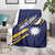 Happy Nauru Independence Day Blanket Polynesian Pattern