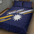 Happy Nauru Independence Day Quilt Bed Set Polynesian Pattern