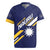 Personalised Happy Nauru Independence Day Rugby Jersey Polynesian Pattern