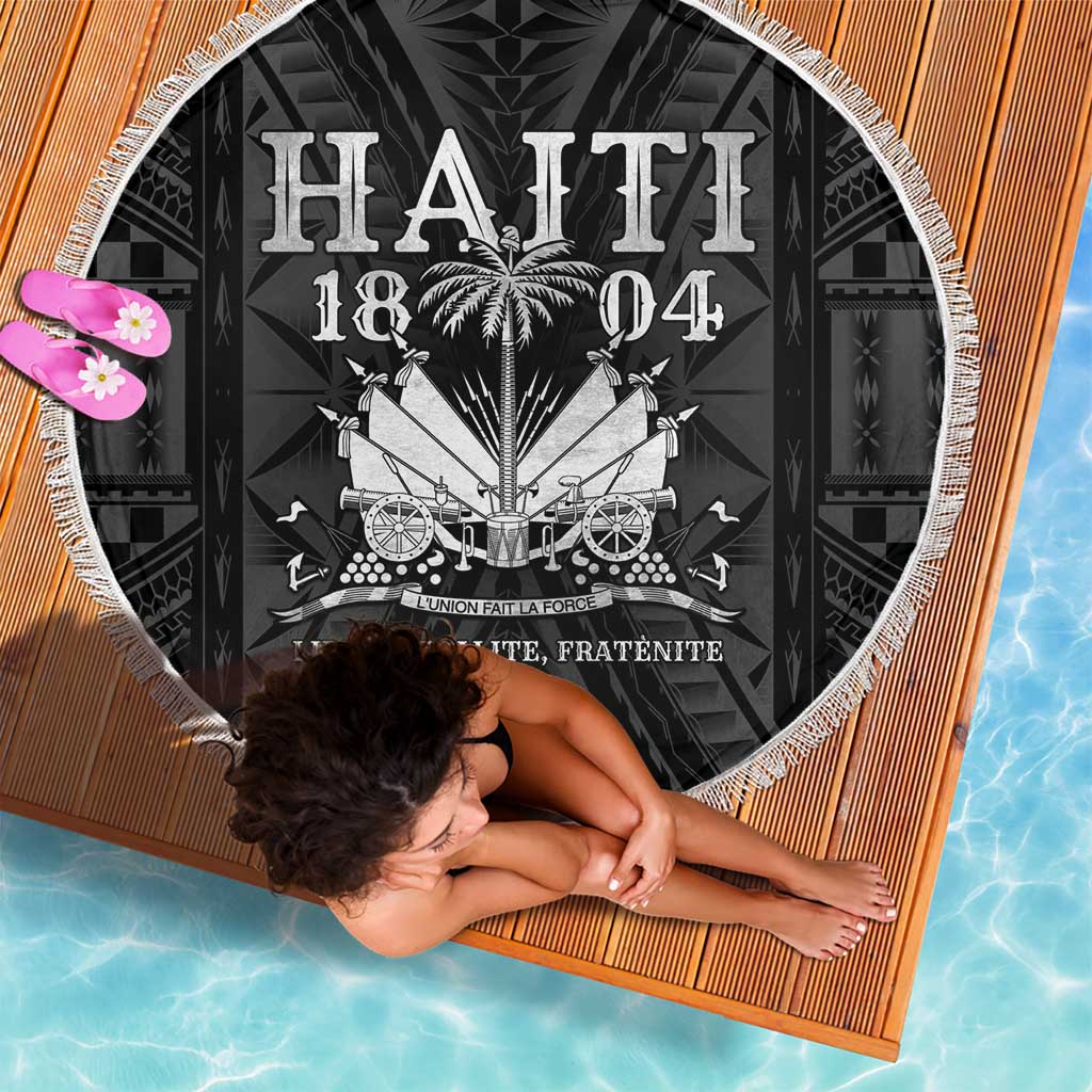 Haiti 1804 Beach Blanket Polynesian Silver Neg Maron LT05 - Polynesian Pride