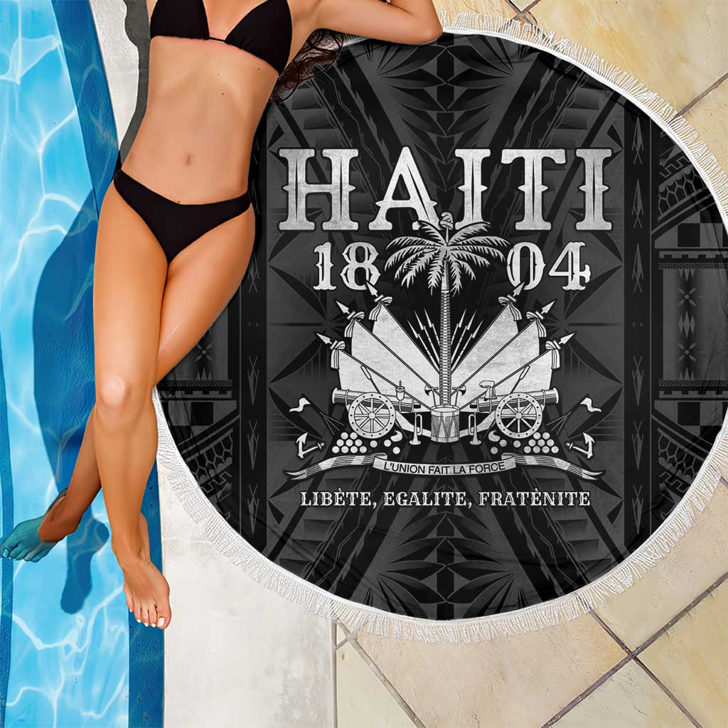 Haiti 1804 Beach Blanket Polynesian Silver Neg Maron LT05 - Polynesian Pride