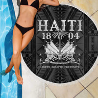 Haiti 1804 Beach Blanket Polynesian Silver Neg Maron LT05 - Polynesian Pride