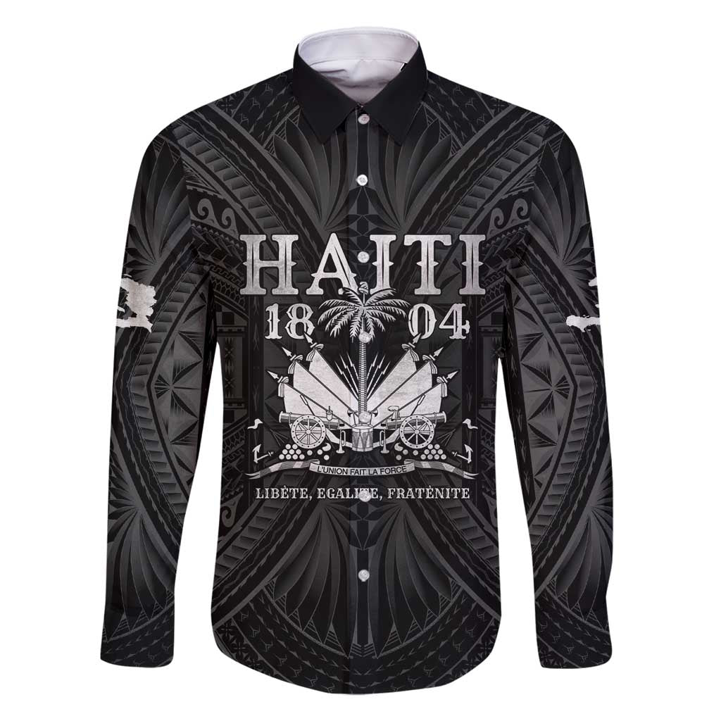 Haiti 1804 Family Matching Off Shoulder Maxi Dress and Hawaiian Shirt Polynesian Silver Neg Maron