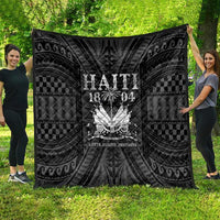 Haiti 1804 Quilt Polynesian Silver Neg Maron