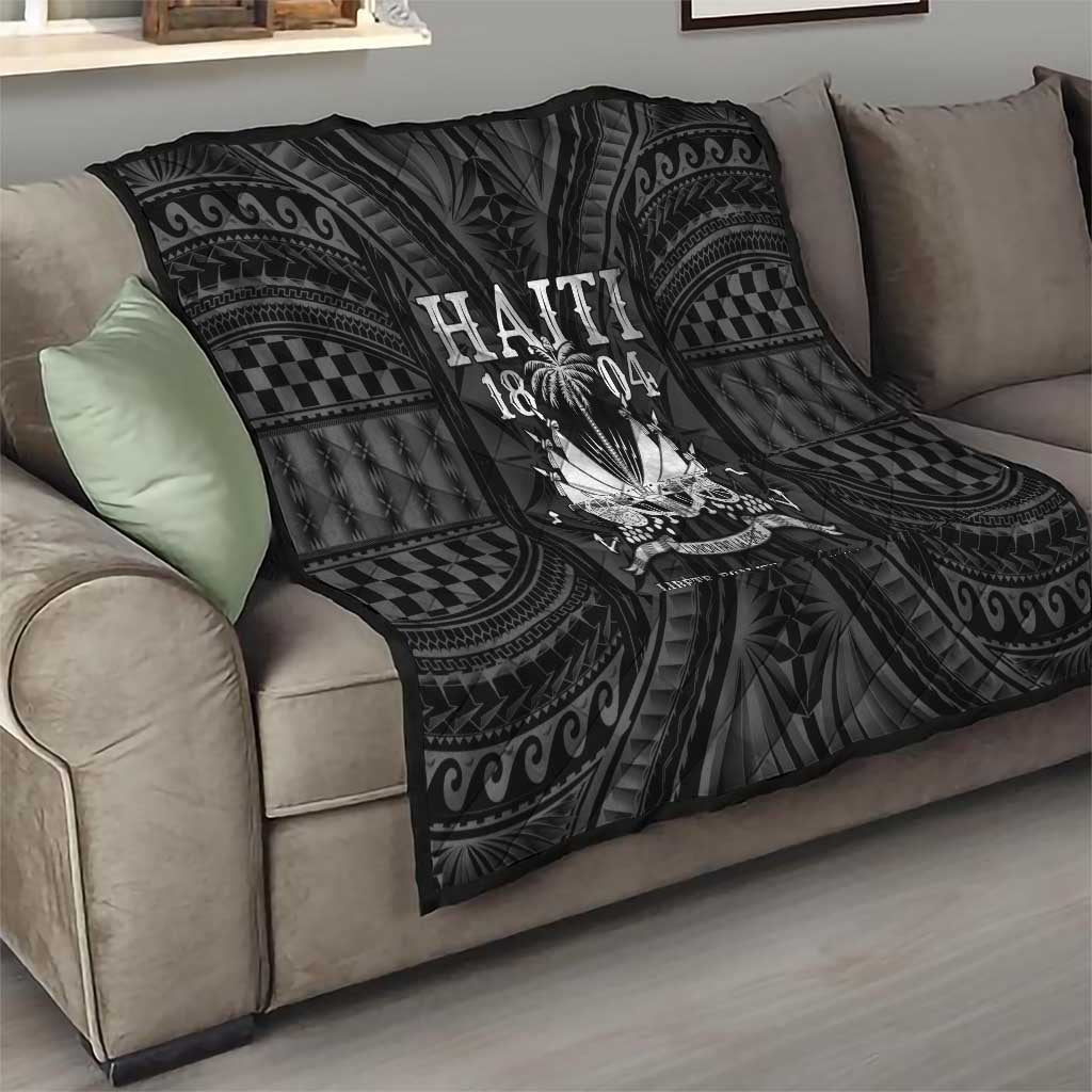 Haiti 1804 Quilt Polynesian Silver Neg Maron