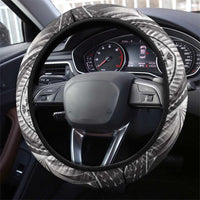 Haiti 1804 Steering Wheel Cover Polynesian Silver Neg Maron LT05 - Polynesian Pride