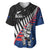 Custom New Zealand Auckland Cricket Baseball Jersey With Maori Pattern