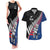 Custom New Zealand Auckland Cricket Couples Matching Tank Maxi Dress and Hawaiian Shirt With Maori Pattern