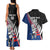 Custom New Zealand Auckland Cricket Couples Matching Tank Maxi Dress and Hawaiian Shirt With Maori Pattern