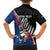 Custom New Zealand Auckland Cricket Family Matching Puletasi and Hawaiian Shirt With Maori Pattern