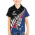 Custom New Zealand Auckland Cricket Kid Hawaiian Shirt With Maori Pattern