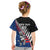 Custom New Zealand Auckland Cricket Kid T Shirt With Maori Pattern