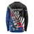 Custom New Zealand Auckland Cricket Long Sleeve Shirt With Maori Pattern