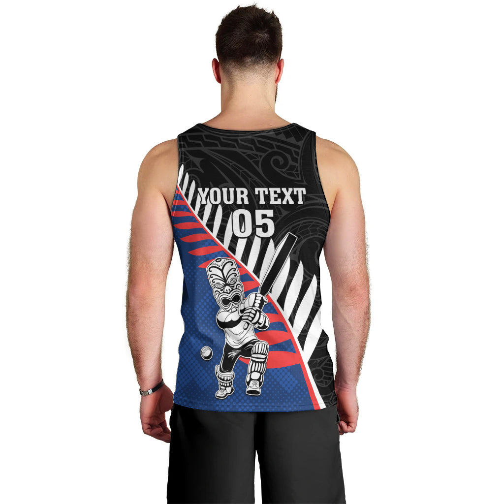 Custom New Zealand Auckland Cricket Men Tank Top With Maori Pattern LT05 - Polynesian Pride