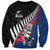 Custom New Zealand Auckland Cricket Sweatshirt With Maori Pattern