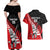 Custom New Zealand Canterbury Cricket Couples Matching Off Shoulder Maxi Dress and Hawaiian Shirt With Maori Pattern