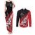 Custom New Zealand Canterbury Cricket Couples Matching Tank Maxi Dress and Long Sleeve Button Shirt With Maori Pattern