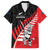 Custom New Zealand Canterbury Cricket Family Matching Long Sleeve Bodycon Dress and Hawaiian Shirt With Maori Pattern