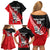 Custom New Zealand Canterbury Cricket Family Matching Off Shoulder Short Dress and Hawaiian Shirt With Maori Pattern