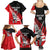 Custom New Zealand Canterbury Cricket Family Matching Summer Maxi Dress and Hawaiian Shirt With Maori Pattern