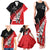 Custom New Zealand Canterbury Cricket Family Matching Tank Maxi Dress and Hawaiian Shirt With Maori Pattern